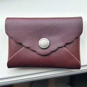 Portland Leather Goods Mini Daisy Wallet, Cognac, New